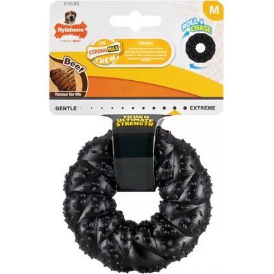 Nylabone hračka Strong kruh příchuť hovězí M