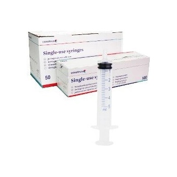 CVET Striekačka inj 5 ml 3-dielna Luer 100 ks