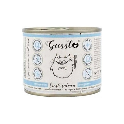GUSSTO Cat Fresh Salmon 6 x 200 g
