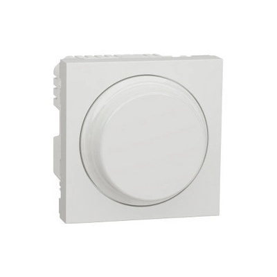 SCHNEIDER Unica NU351418 - Stmívač otočný univerzální pro LED zdroje 230V, 2M, bílá