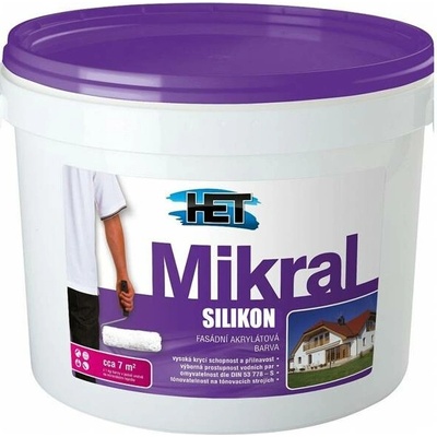 HET Mikral silikon 3 kg bílá
