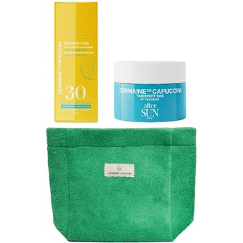 Germaine de Capuccini Комплект Love Sun - Флуид SPF30 и Лосион за лице, 2 х 50 ml + Несесер