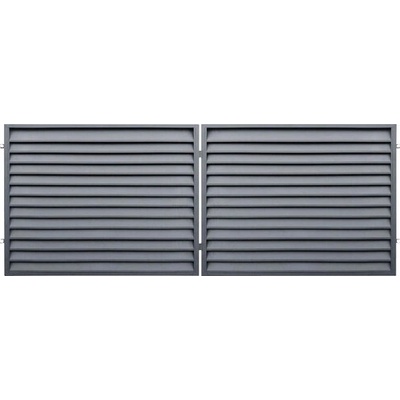 Dvojkrídlová brána POLBRAM LORA 400 x 150 cm GALV + RAL7016