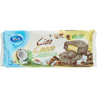 Midi koláčiky s kokosovou náplňou 350 g