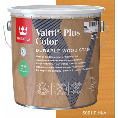 TIKKURILA VALTTI PLUS COLOR 2,7L 5051 PIHKA - Rychleschnoucí impregnace