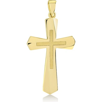 Lillian Vassago Zlatý přívěsek Křížek LLV06 GP013