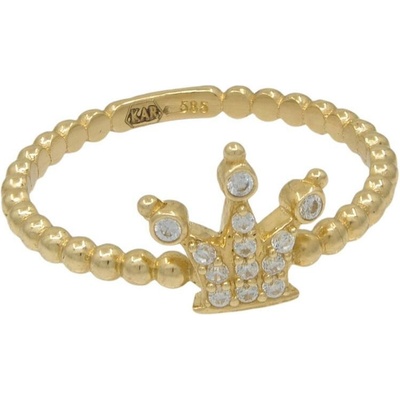 sZlato.cz 3340 Zlatý dámský prsten koruna 1,80g