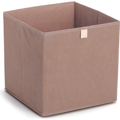 Zeller Úložný box STORAGE 32 × 32 × 32 cm hnědý