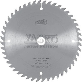 Pilana pílový kotúč SK WZ 81-20 na rezanie dreva s SK platkami 200x2.5x20 z32