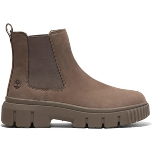 Timberland Дамски ежедневни боти Timberland Women's Greyfield Mid Chelsea Boot Casual boots - Medium Brown Nubuck - размер 39 (EU) (126-0539-0216)