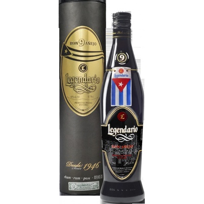 Legendario Ron Anejo 9y 40% 0,7 l (tuba)