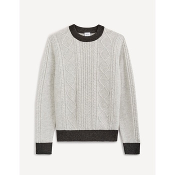 Celio Светлосив мъжки шарен пуловер Celio Celio | Siv | МЪЖЕ | S