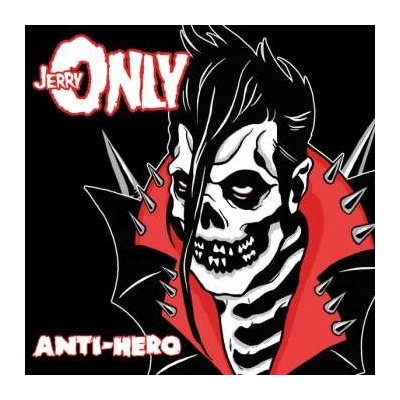 Jerry Only - Anti-hero - black Ice Red - Half And Half With Silver And White *****indie Exclusive***** LP