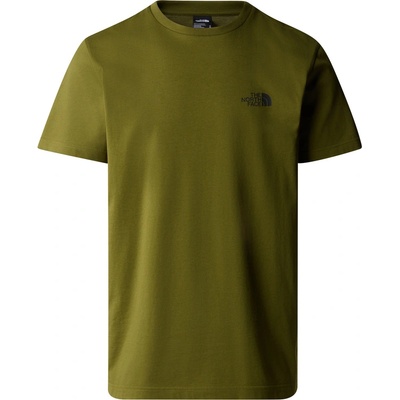 The North Face Мъжка тениска m s/s simple dome tee forest olive - m (nf0a87ngpib)