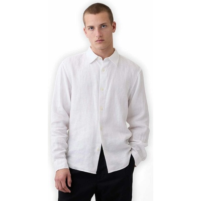 Gap lněná košile 886385-06 bílá
