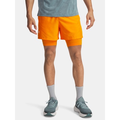 Under Armour Мъжки къси панталони Under Armour UA LAUNCH 5'' 2-IN-1 SHORTS-ORG Under Armour | Oranzhev | МЪЖЕ | S