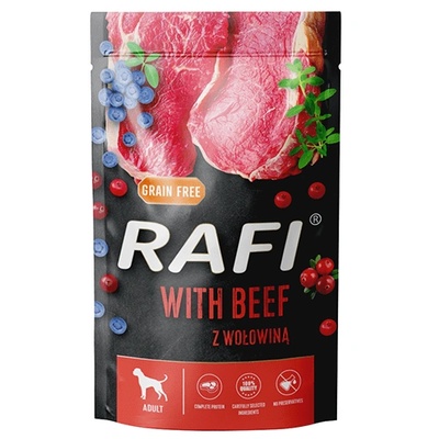 RAFI Pouch Beef пауч за всички породи кучета, с говеждо - 5кг