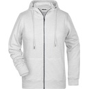 James and Nicholson Dámska mikina na zips z biobavlny 8025 grafitová