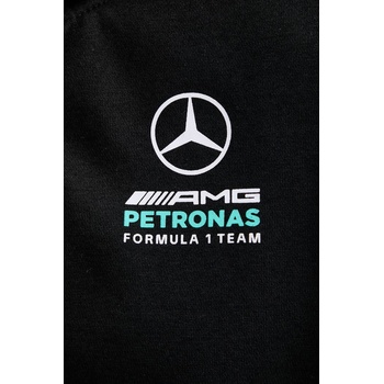 Adidas суичър с качулка дамски с памук x Mercedes (KE5929)