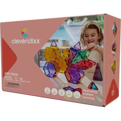 Cleverclixx Geo Pastel sada 45 ks