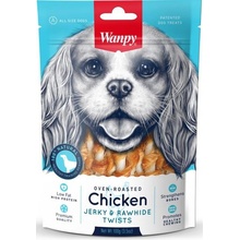 Wanpy Dog Chicken Jerky & Rawhide Twists 100 g