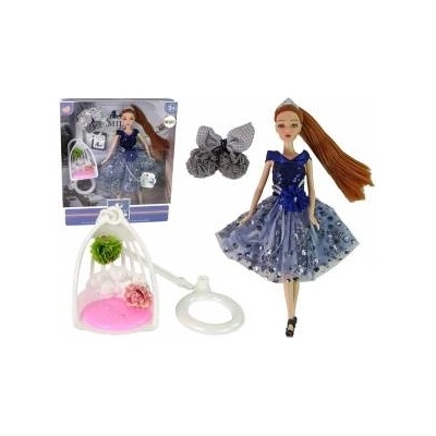 LEAN Toys Baby Doll Emily Swing Flowers