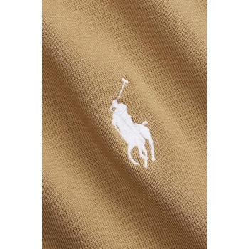 Ralph Lauren Памучен шал Polo Ralph Lauren в кафяво с изчистен дизайн 710886139 (710886139)