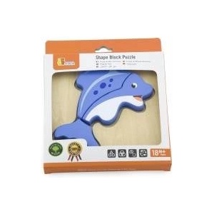 Vigan VIGA First Wooden Puzzle Baby Dolphin