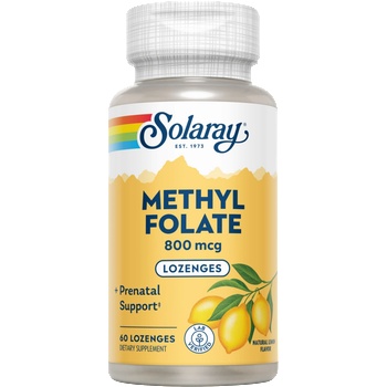 SOLARAY Метилов фолат - 60 таблетки за смучене