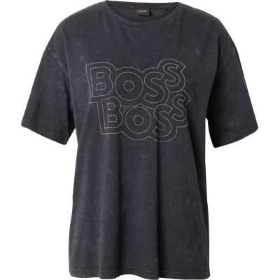 BOSS Тениска 'C_Eband_1' черно, размер XS