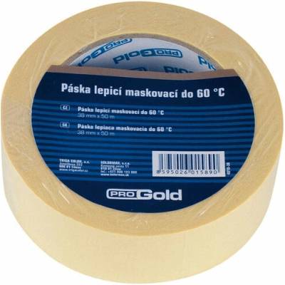 ProGold Maskovacia jednostranne lepiaca krepová páska 19 mm x 50 m