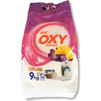 Mr. oxy прах за цветно пране, 90 пранета, 9 кг