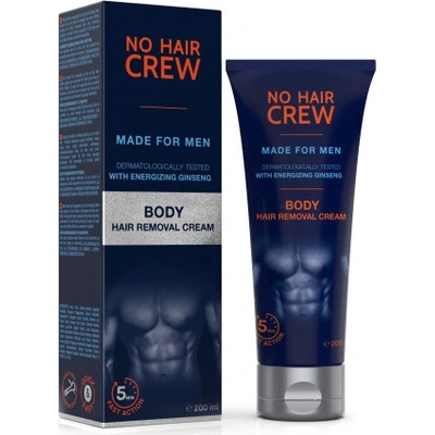 No Hair Crew depilační krém pro muže 200 ml – Zboží Mobilmania