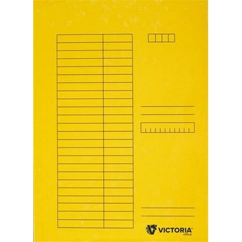 VICTORIA OFFICE Doska s chlopňami A4 žltá