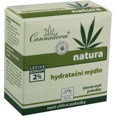 Cannaderm Natura mydlo hydratační 100 g