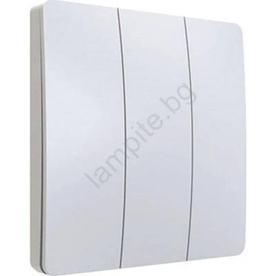 GREENLUX Кинетичен безжичен ключ 3-полюсен ip67 бял (gxls753)