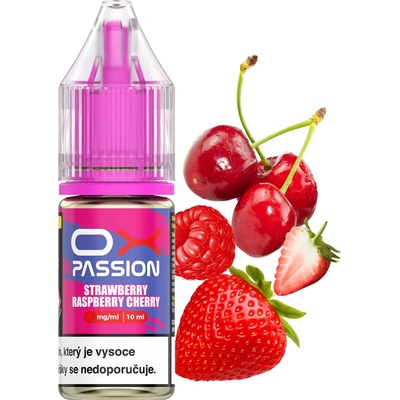 Oxva Ox Passion Salts Strawberry Raspberry Cherry 10 ml 20 mg