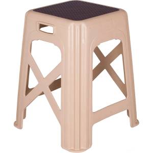TopMebel Сгъваем полипропиленов стол в бежов цвят 36.5x36.5x44cm