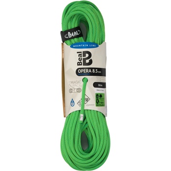 Beal Единично въже Beal Opera 8.5 Golden Dry Single rope - Green - размер 80 m (308-0221-0214)