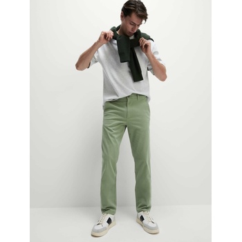 Marks & Spencer Разтегателен панталон чино с редовна кройка Marks & Spencer зелен Marks & Spencer | Zelen | МЪЖЕ | 42/32