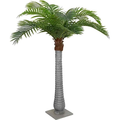 Umělá Palma 15 Listů Zelená - 100 cm