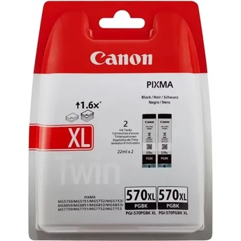 Canon КОМПЛЕКТ 2 ГЛАВИ CANON PIXMA MG Serie 5700/5750/5751/5752/5753/6800/6850/6851/6852/6853/7700/7750/7751/7752/7753/TSSerie 5055/6052/5050/5051/5052 (201CANPGI570XLPGBKTW)