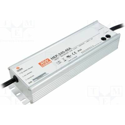 MEAN WELL HEP-240-48A Napájecí zdroj: spínaný; k vestavbě,modulový; 240W; 48VDC; 2,5÷5A