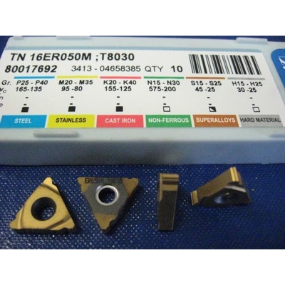 Soustružnické VBD závitové + zapichovací 80017692 / 6755176 TN M EXT C3 -S- PRAMET - PM-TN-16ER050M-T8030