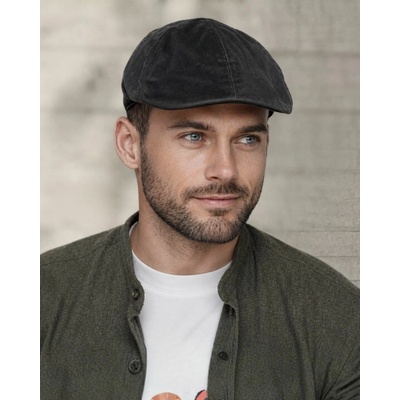 Krumlovanka bekovka wintage washed cotton Duck cap Ba-31584159-500 černá