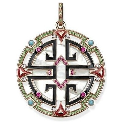 Thomas Sabo Přívěsek Asijský ornament PE793 385 7 Sterling silver rose
