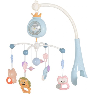 Moni Toys Въртележка Пингвин син (111566)