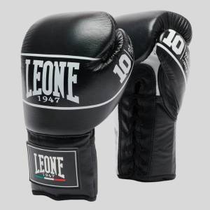 LEONE 1947 Боксови Ръкавици Leone Shock Pro L Black - 12 oz