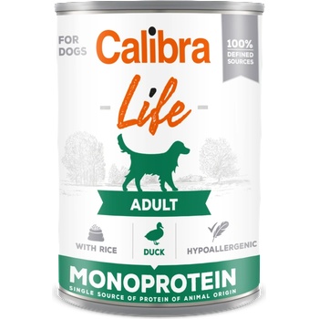 Calibra Dog Life Adult Патица с ориз 400г