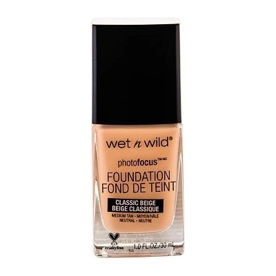 Wet n Wild Photo Focus vysoce krycí make-up se světlo rozptylujícím komplexem Classic Beige 30 ml
